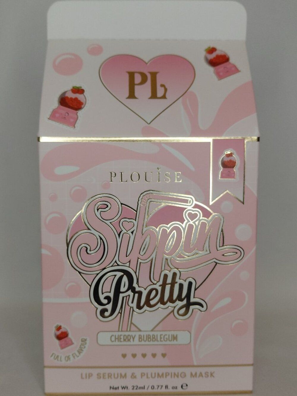 P.Louise - Sippin Pretty Lip Duo - Cherry Bubblegum